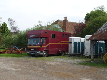 Horse Box Scene